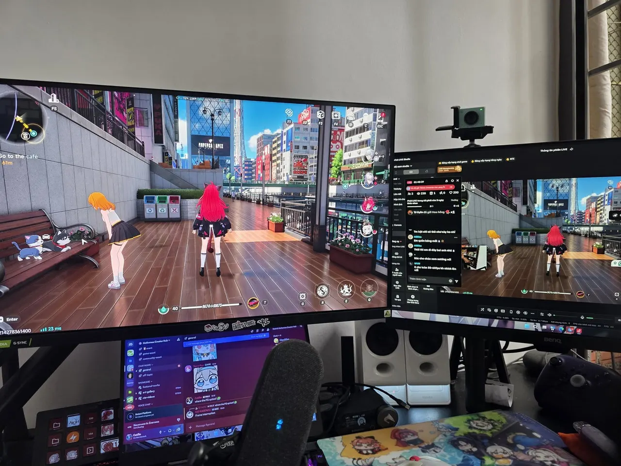 Catfie Stream Desk Full View